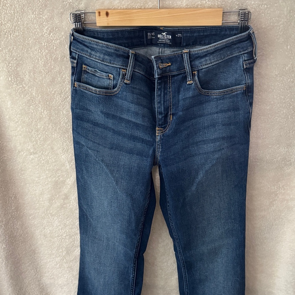 Hollister Women's Dark Blue Skinny Jeans